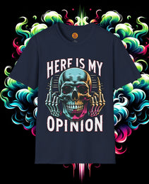 Skull Opinion Tee - Speak Your Mind in Style-Bold By Design 