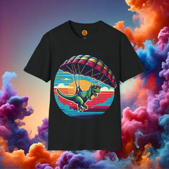 T-Rex Skydiving Spectacle Tee-Bold By Design