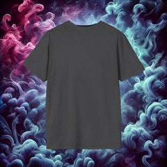 dark grey round neck tshirt for men