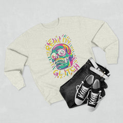 Neon Skull Sweatshirt-Bold By Design 