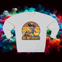 Don't Step In It Retro Sweatshirt-Bold By Design