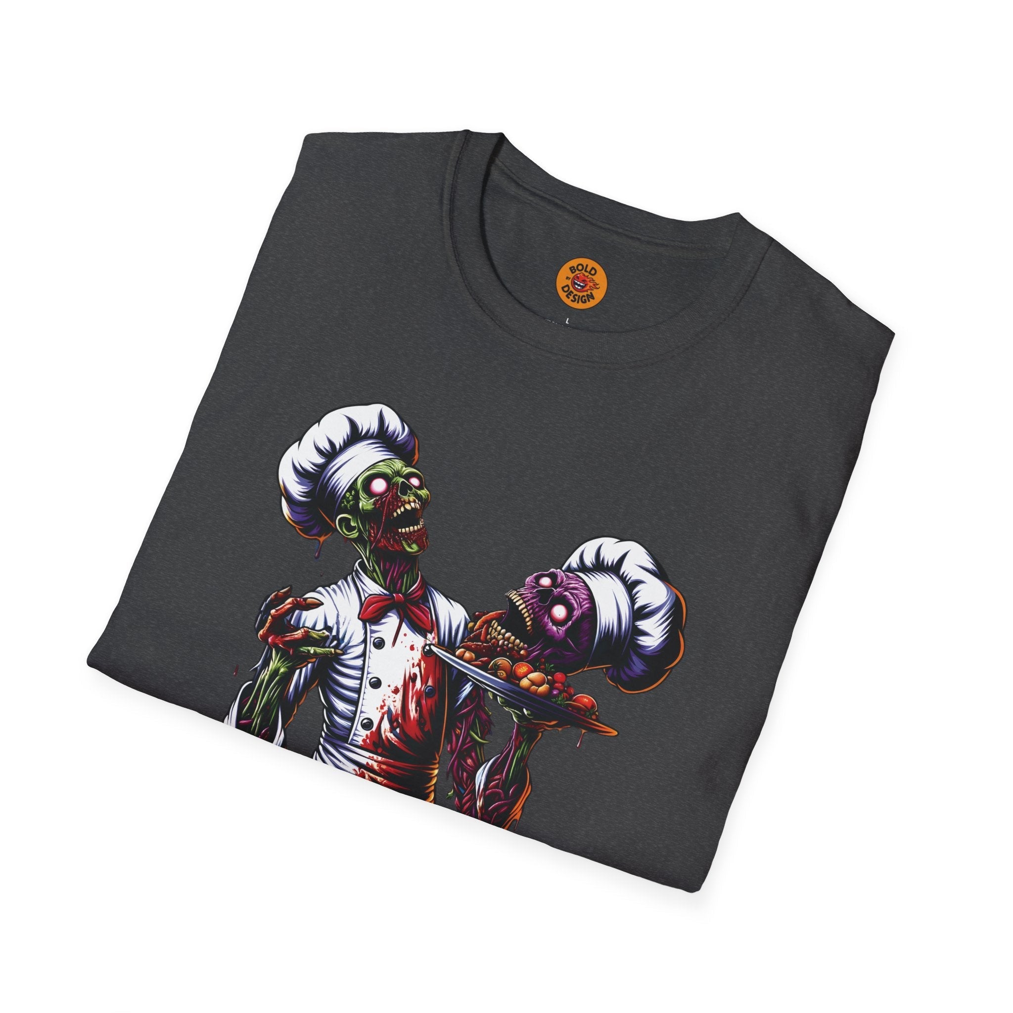 Gourmet Gore: Exclusive Zombie Chef T-Shirt-Bold By Design 