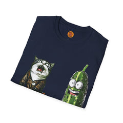 Cat vs. Cucumber - The Ultimate Surprise Tee-Bold By Design