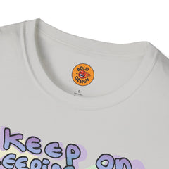 Keep On Keeping On Dog Lover's Tee off white