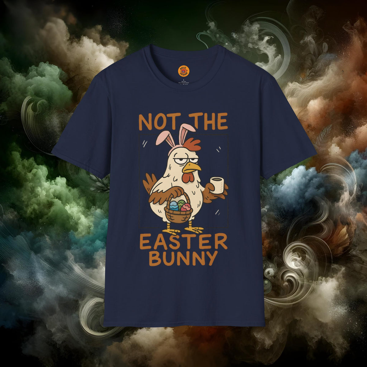Not The Easter Bunny T-Shirt navy blue