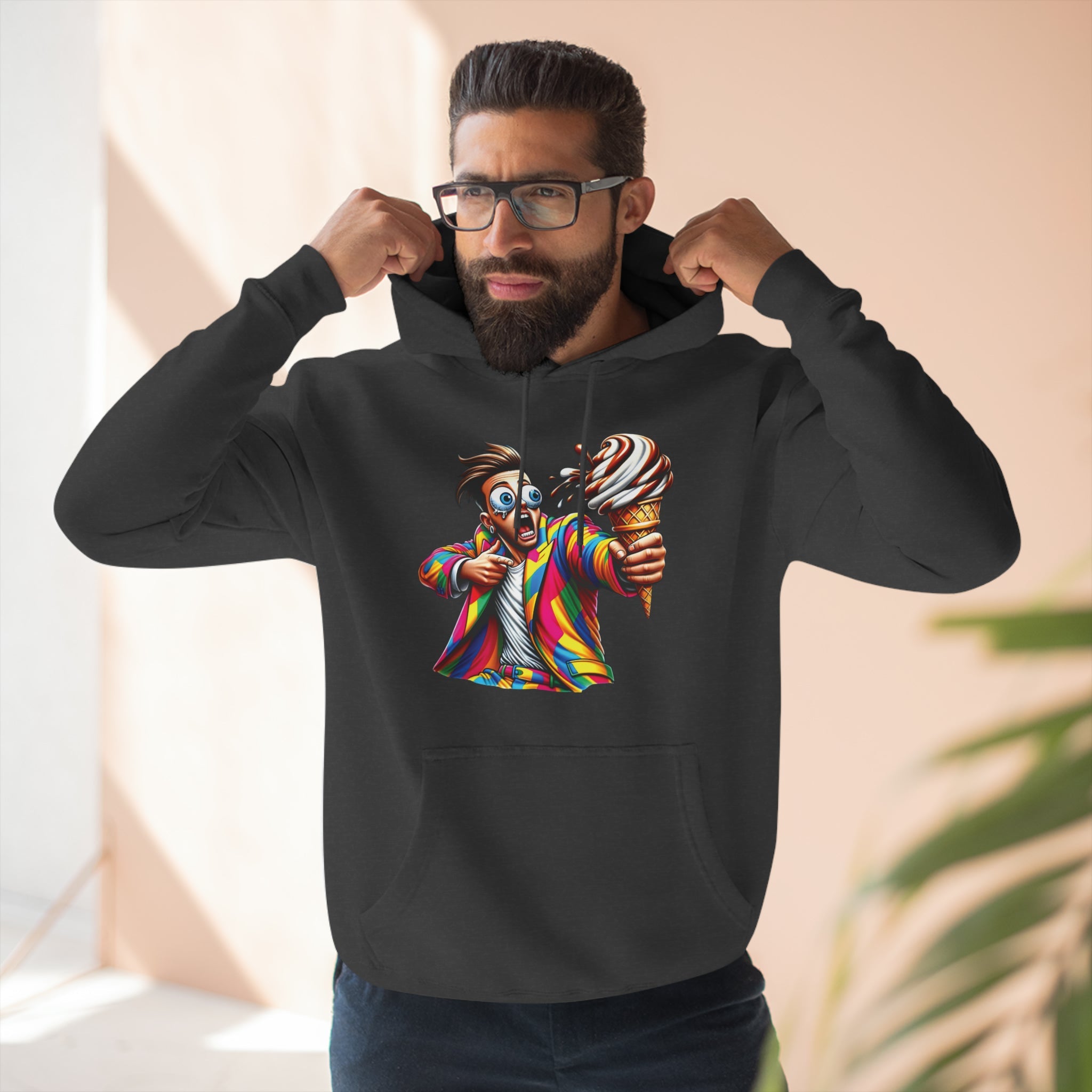 Electric Flavor Pop Art Hoodie-Bold By Design