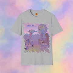 Woodland Wildlife Chaos Graphic T-Shirt - Bears & Raccoons Party