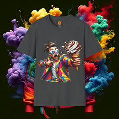 Vivid Pop Art T-Shirt | Retro Comic Ice Cream Meltdown