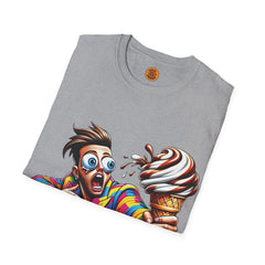 Vivid Pop Art T-Shirt | Retro Comic Ice Cream Meltdown