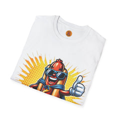 T-Shirt - Cheeky Superhero Hot Dog Shirt: Wear With A Wink!