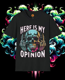 Skull Opinion Tee - Speak Your Mind in Style-Bold By Design 