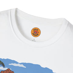 Piggy Beach Butler & Relaxing Pineapple Pal T-Shirt: Surreal Tropical Vibes