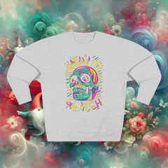 Neon Skull Sweatshirt-Bold By Design 