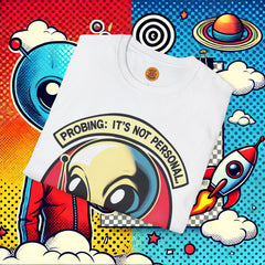 alien t shirt white probe party