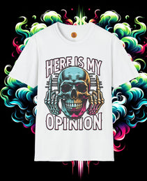 Skull Opinion Tee - Speak Your Mind in Style-Bold By Design 