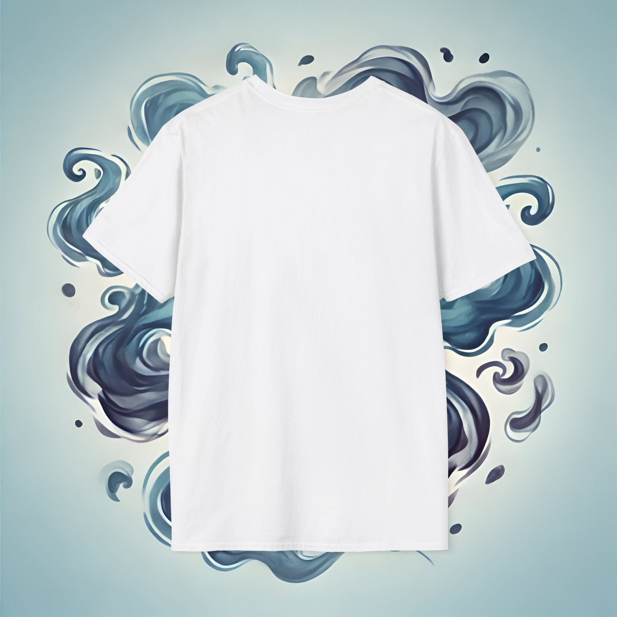 round neck white t shirt for men