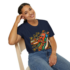 Funky Hot Dog Fiesta T-Shirt-Bold By Design