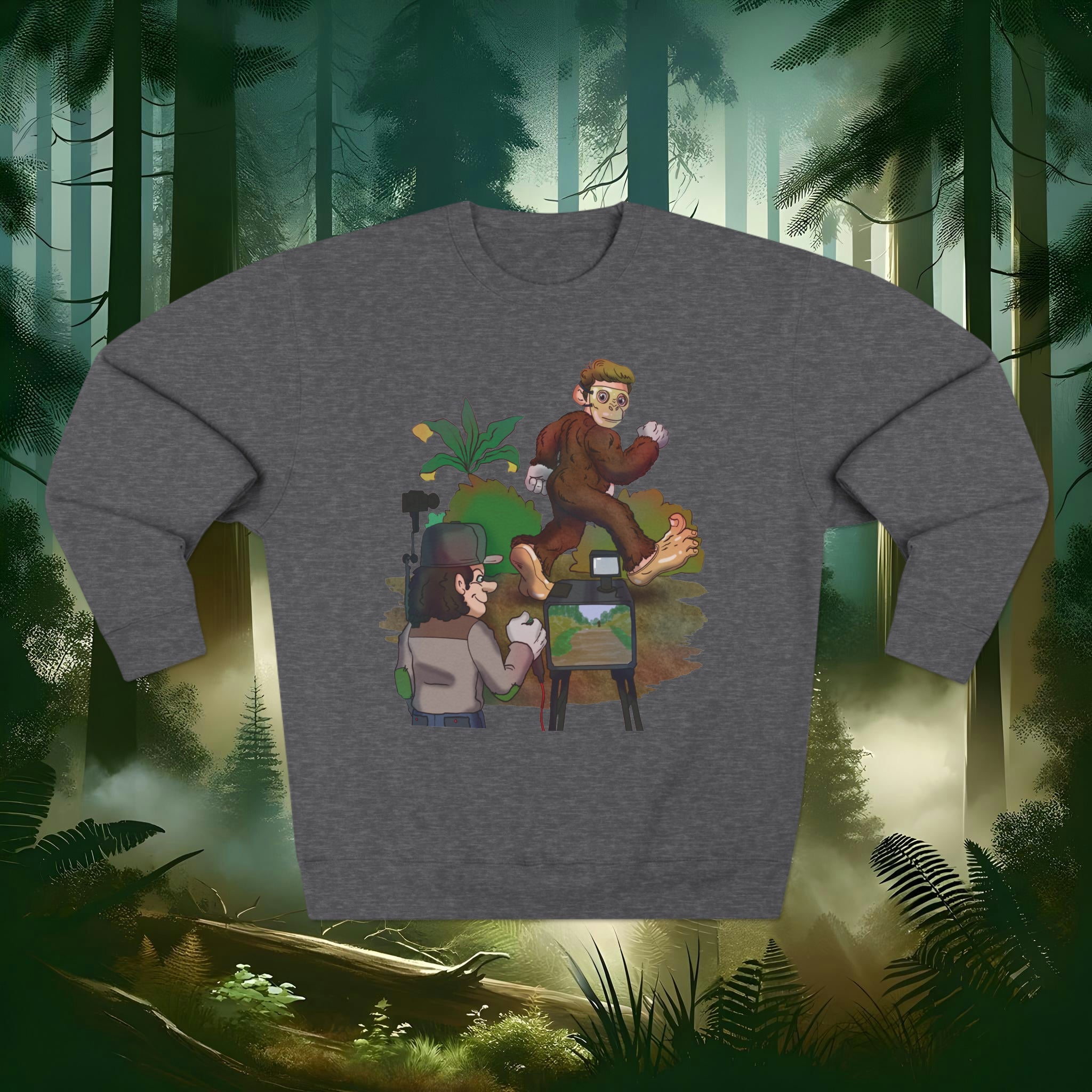 Bigfoot Blooper Sweatshirt-Bold By Design 