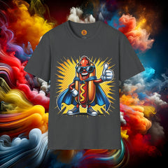 T-Shirt - Cheeky Superhero Hot Dog Shirt: Wear With A Wink!