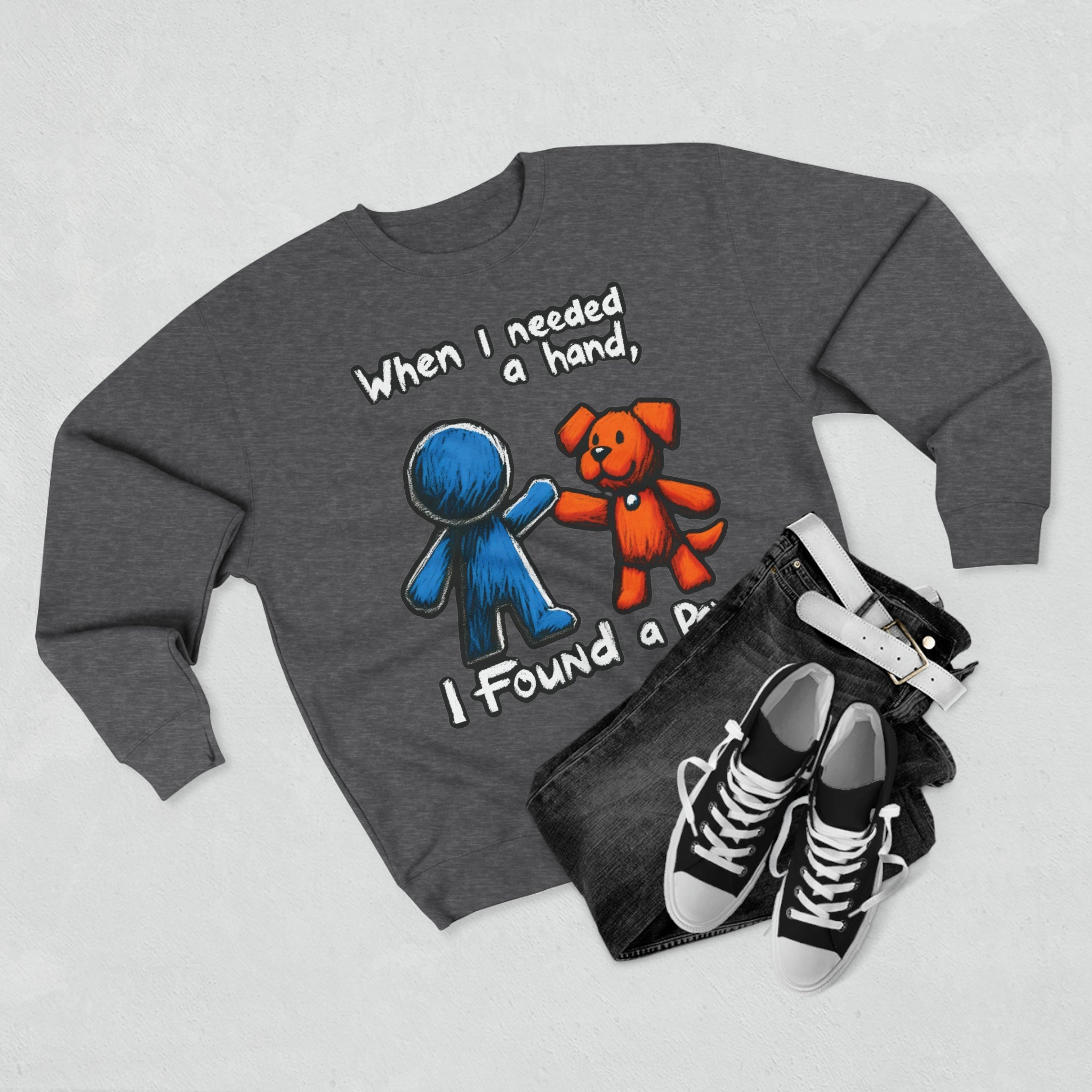 Pawsitive Vibes: Feel-Good Dog Sweatshirt-Bold By Design 