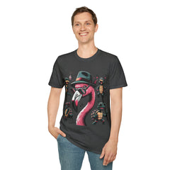 Funky Flamingo Groovy Turtles Party Tee-Bold By Design