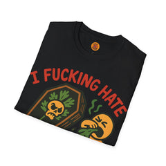 "I Hate Coriander" Funny Foodie Graphic T-Shirt