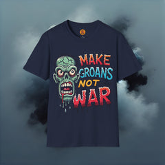 Make Groans Not War Zombie T-Shirt