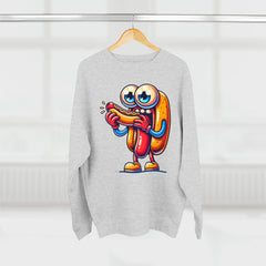 Sweatshirt The Cannibal Hotdog Sweatshirt - Irony Bites Back