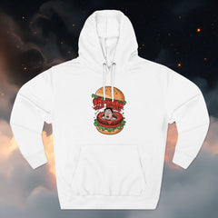 Fleece Hoodie - 'Grosser Than Gross' Burger Design