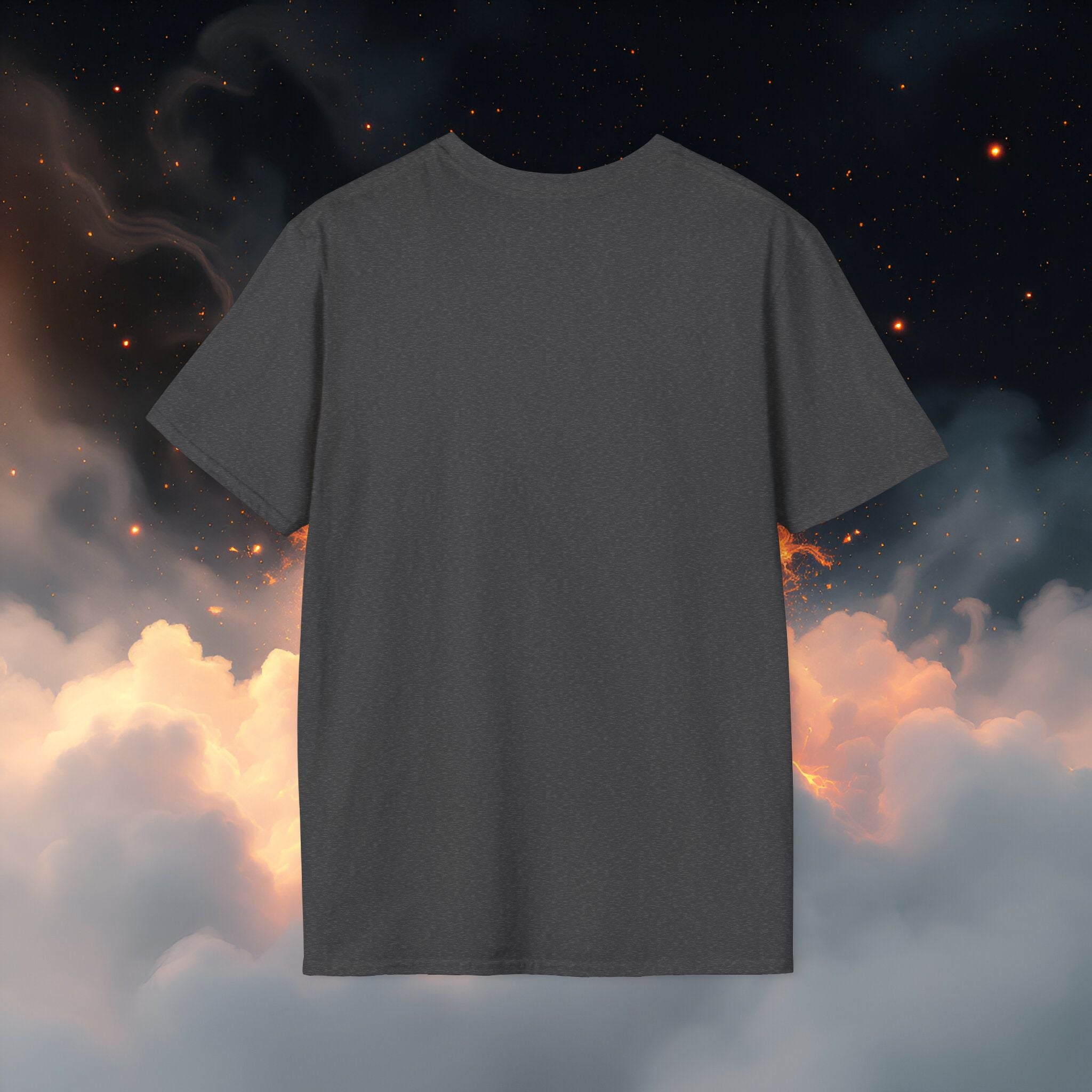 round neck dark grey t shirt for men