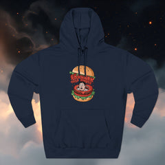 Fleece Hoodie - 'Grosser Than Gross' Burger Design