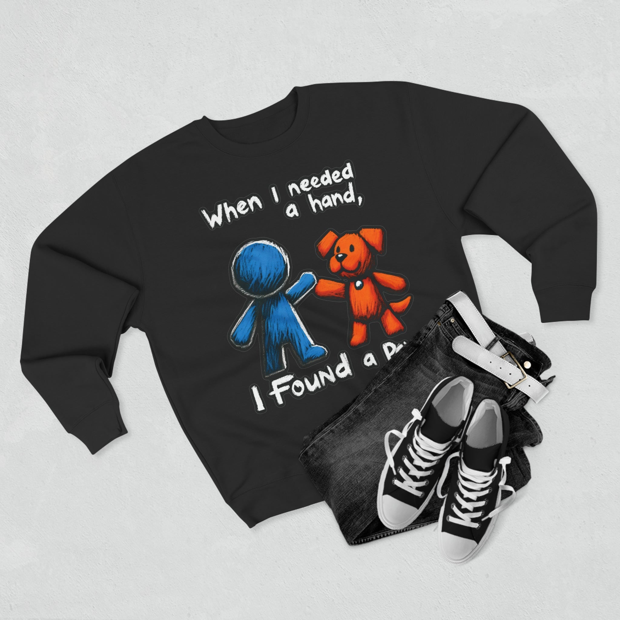 Pawsitive Vibes: Feel-Good Dog Sweatshirt-Bold By Design 