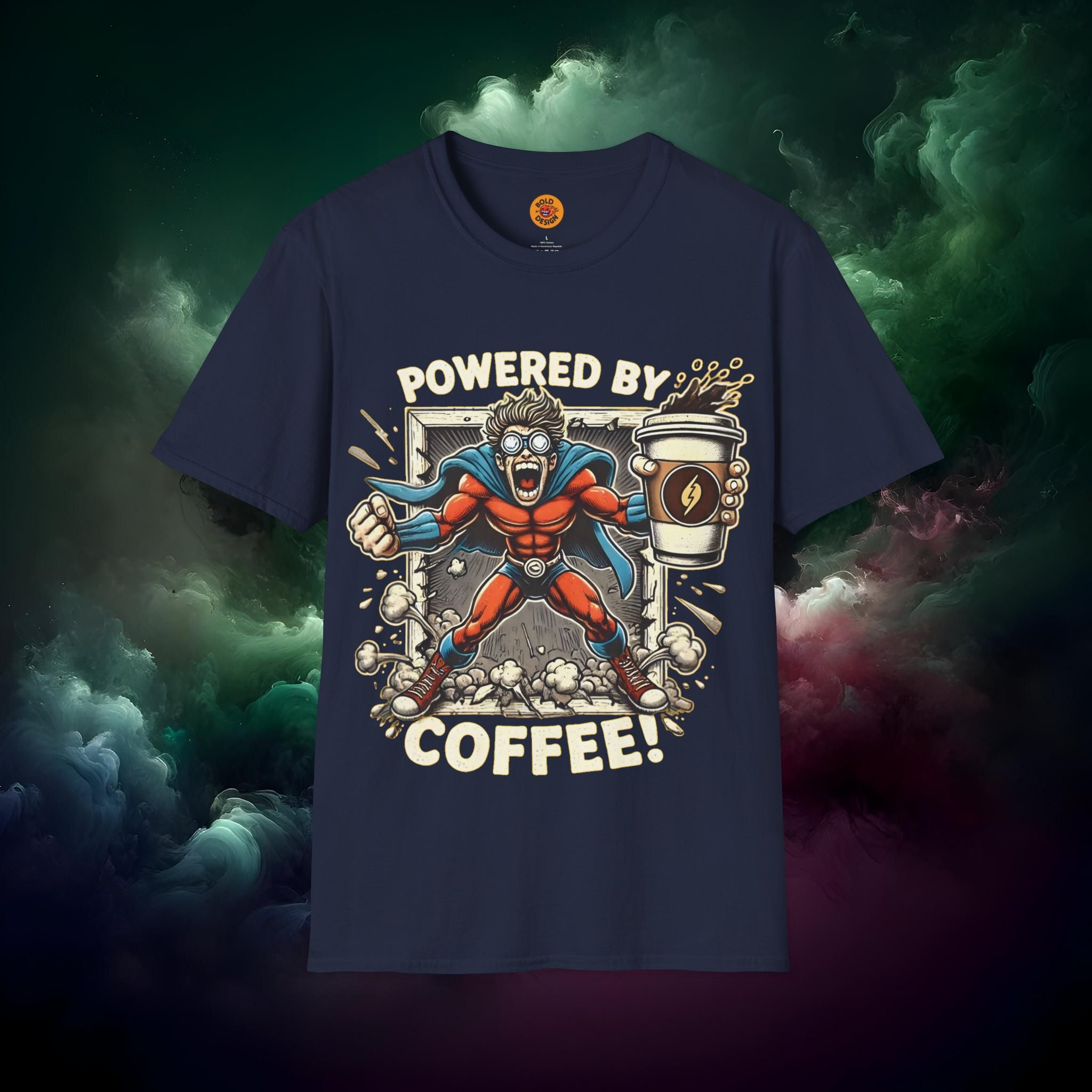 Powered by Coffee Unisex T Shirt