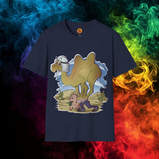 Reverse Pack Animal Tee: Where Camels Get a Free Ride