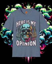 Skull Opinion Tee - Speak Your Mind in Style-Bold By Design 