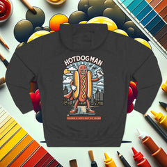 Hotdogman Hero Pullover Hoodie-BOLD by Design