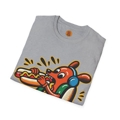 Funky Hot Dog Fiesta T-Shirt-Bold By Design