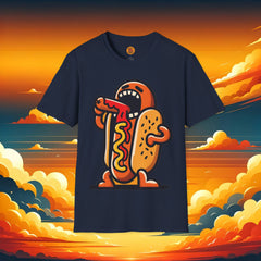 Funny Hot Dog T-Shirt | BBQ Tee | Top Dog Barbecue Shirt black