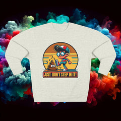 Don't Step In It Retro Sweatshirt-Bold By Design