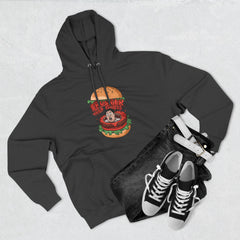 Fleece Hoodie - 'Grosser Than Gross' Burger Design