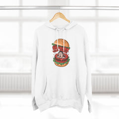 Fleece Hoodie - 'Grosser Than Gross' Burger Design