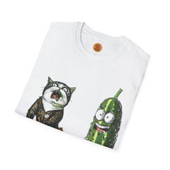 Cat vs. Cucumber - The Ultimate Surprise Tee-Bold By Design