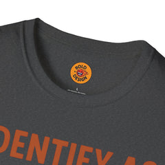 I Identify As Over It | Funny Sloth Burnout T-Shirt
