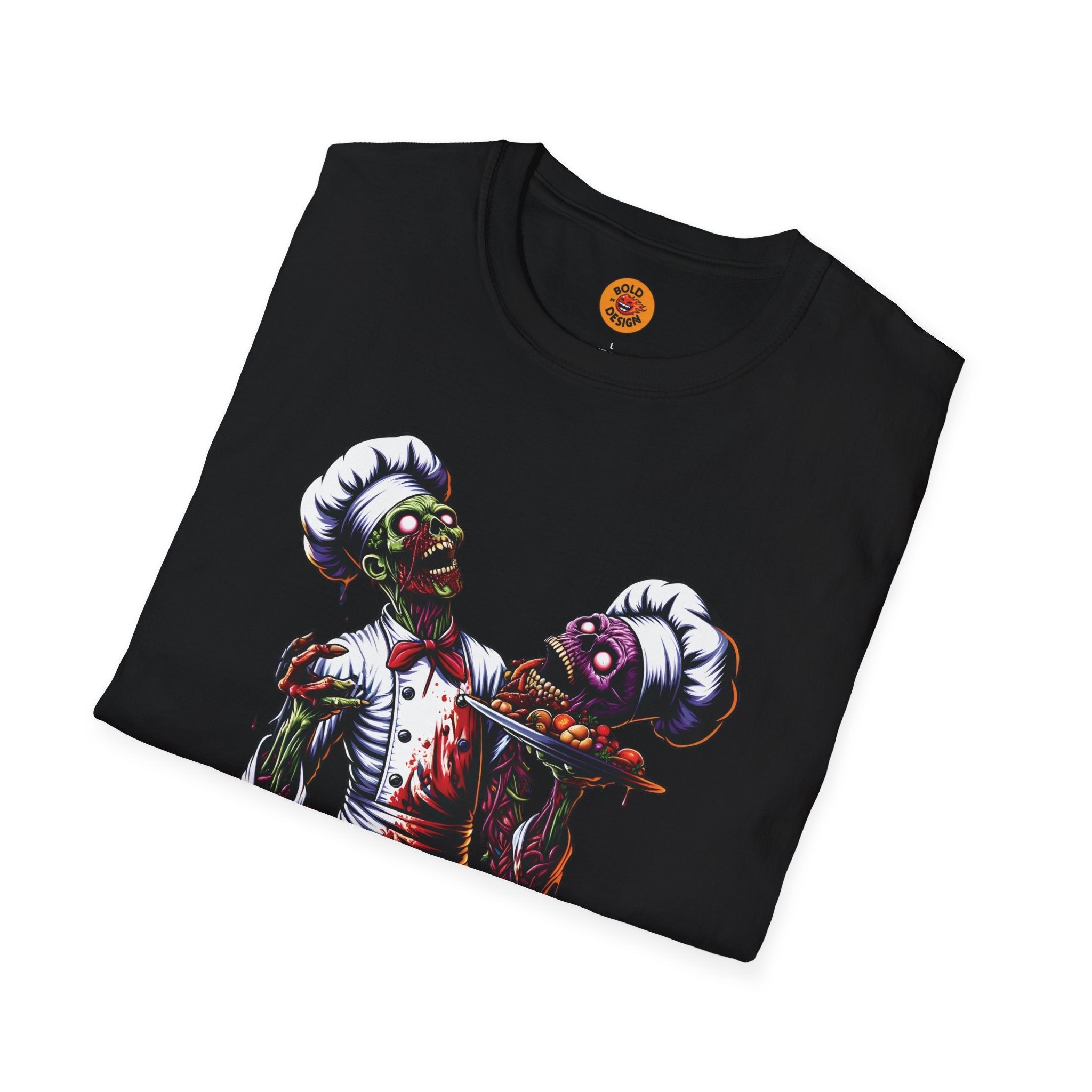 Gourmet Gore: Exclusive Zombie Chef T-Shirt-Bold By Design 