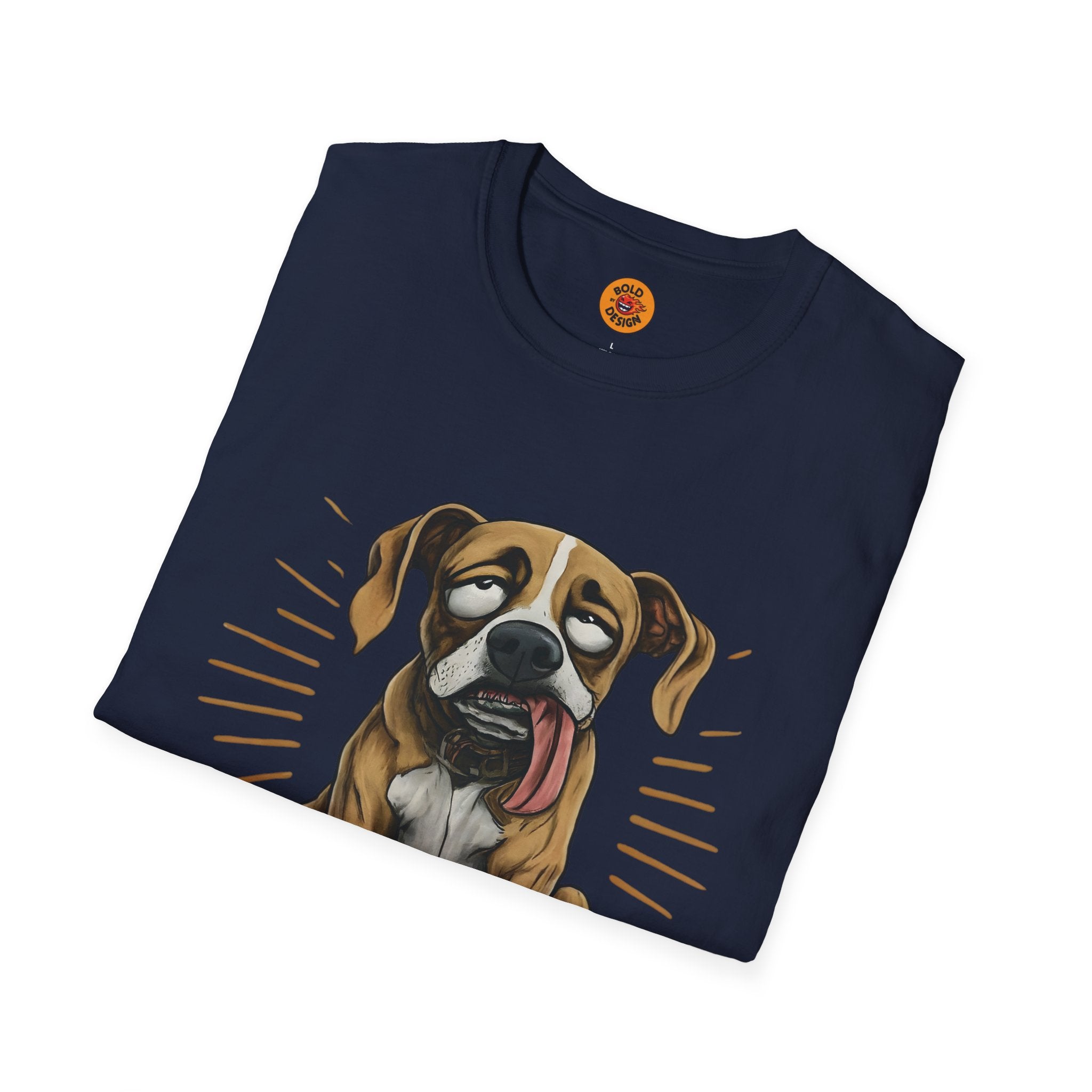 Playtime Pandemonium Ultimate Dog Lover Unisex Tee navy blue