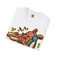 Funky Hot Dog Fiesta T-Shirt-Bold By Design