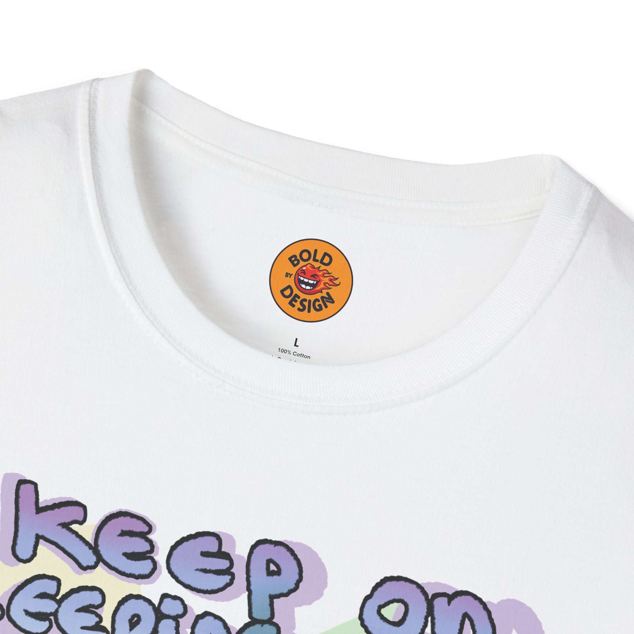 Keep On Keeping On Dog Lover's Tee white