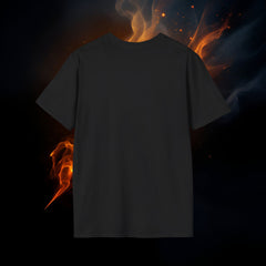 round neck black t shirt for men