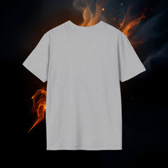 round neck light grey t shirt for men