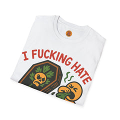 "I Hate Coriander" Funny Foodie Graphic T-Shirt